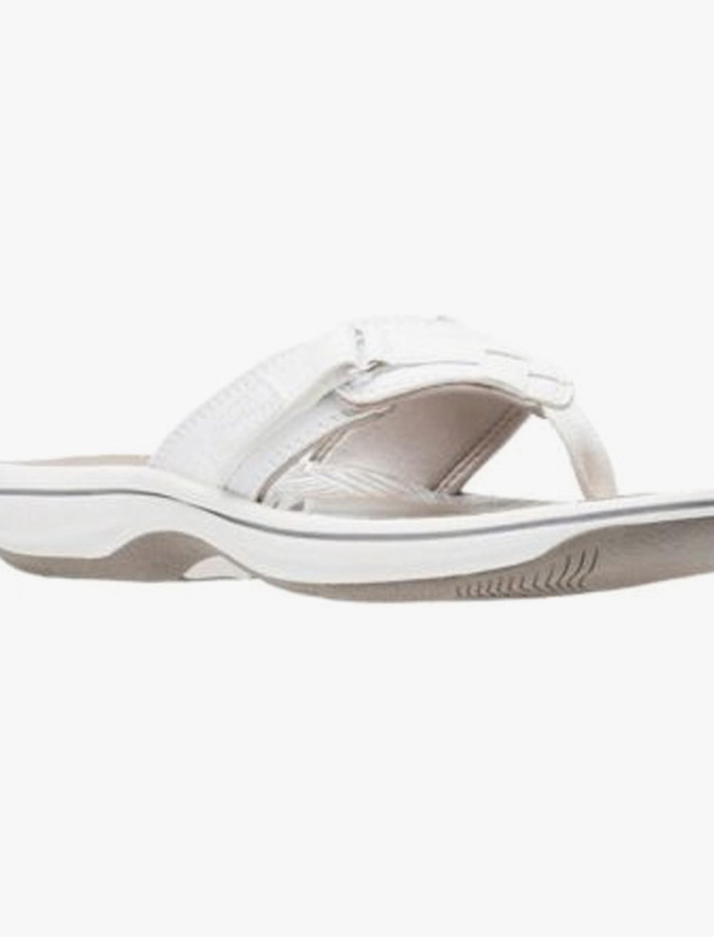Clarks Women's White Slide Sandals - Picture 13 of 16
